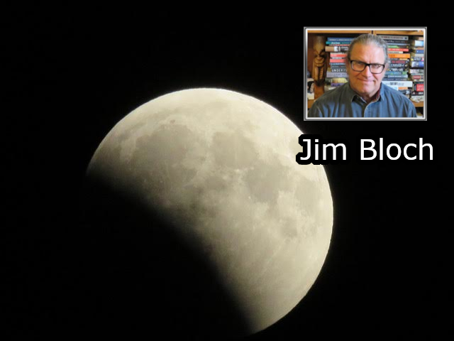 Lunar eclipse dims night sky over Blue Water Area