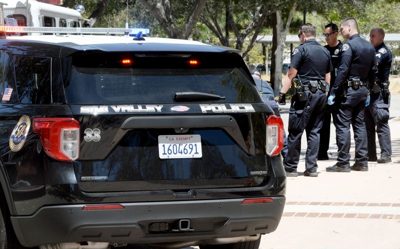 Simi Valley Police Department officers in 2022.