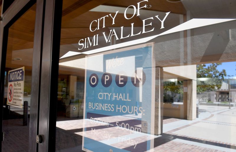 Simi Valley City Hall on Tapo Canyon Road in 2022.