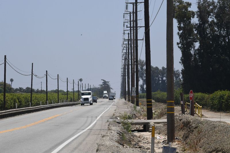 Hwy 118 near Mesa Elementary School in Somis on Thursday, June 30, 2023.