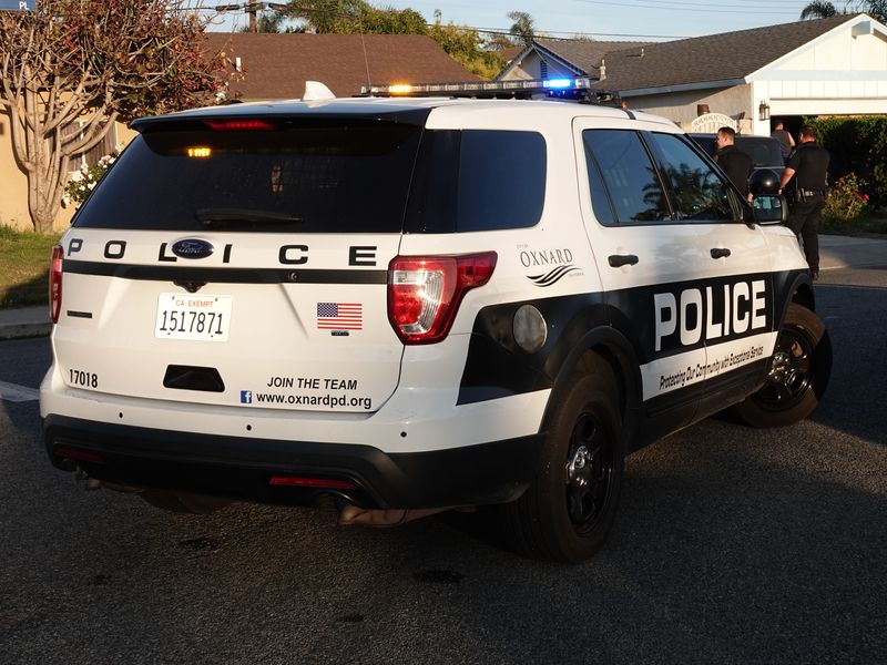 An Oxnard Police Department patrol vehicle.