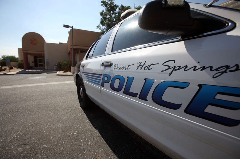 A Desert Hot Springs police car
