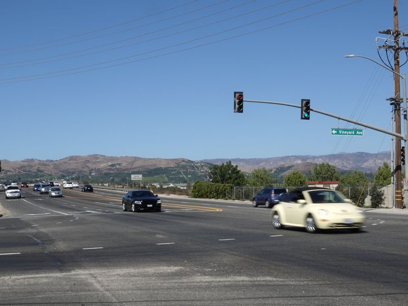 Highway 118 carries motorists over the Santa Clara River outside Saticoy.