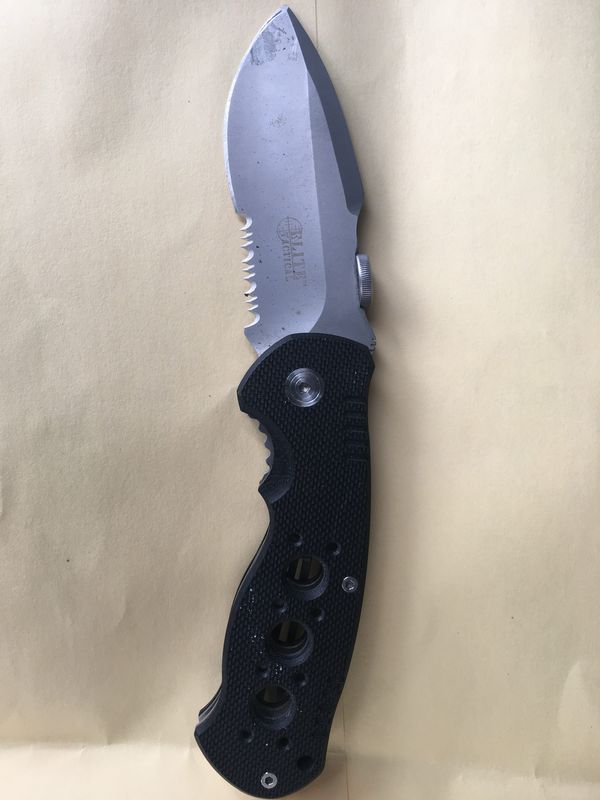 A knife confiscated during an arrest in Ventura on Tuesday.