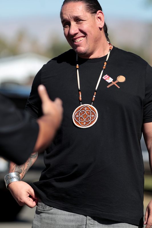 Agua Caliente Band of Cahuilla Indians Tribal Chairman Jeff L. Grubbe at an event in 2020.