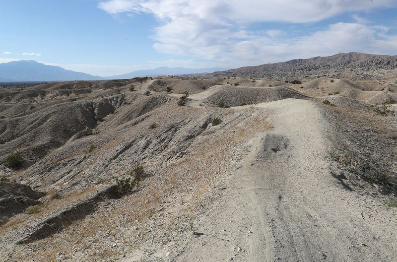 The Indio Hills Badlands hiking trail in north Indio, March 6, 2020.