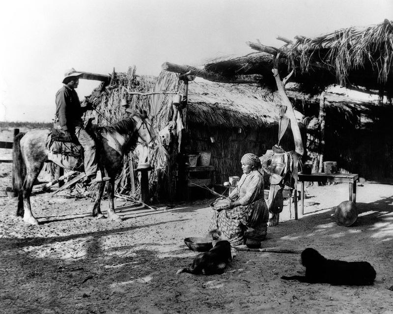 Early Cahuilla encampment.