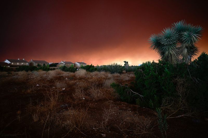 Wildfires burning in Southern California has caused heavy smoke and poor air quality in the High Desert on Tuesday, September 10, 2024.