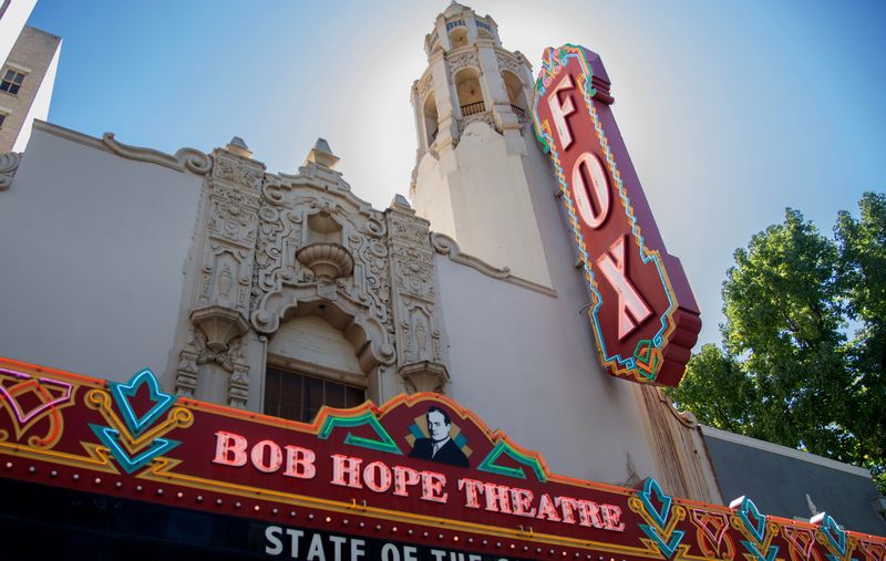 The Bob Hope Theatre is at 242 E. Main Street in downtown Stockton on Sept. 12, 2024.