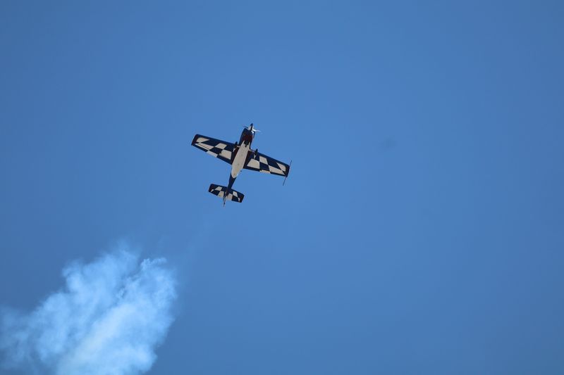 Aerial acrobatics enthrall spectators at the 43rd annual California International Airshow Sunday, September 29, 2024, in Salinas, California