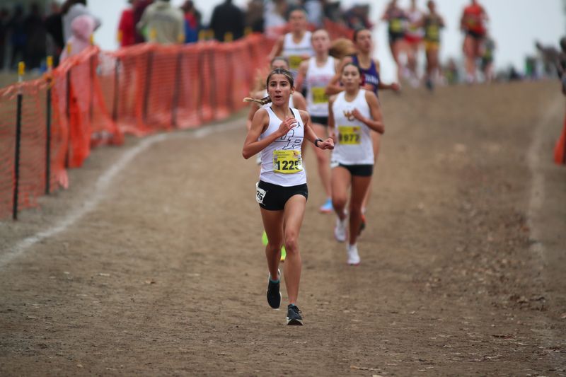 Sophia Perez competes in the Division III girls race at the CIF State Cross Country Championships on Nov. 30, 2024, at Woodward Park in Fresno. The Oak Park junior tops The Star's list for best local runners to start the 2025 season.