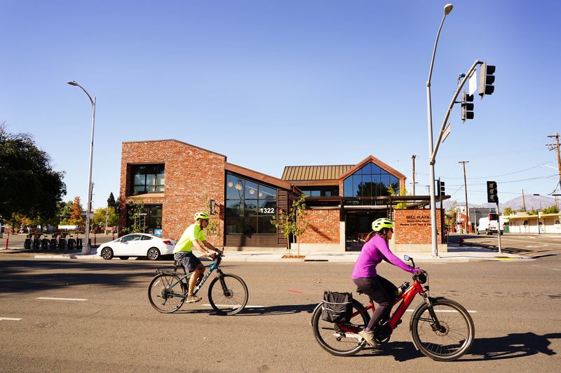 The Shasta Bike Depot on California Street in downtown Redding is seen on Saturday, Oct. 19, 2024.