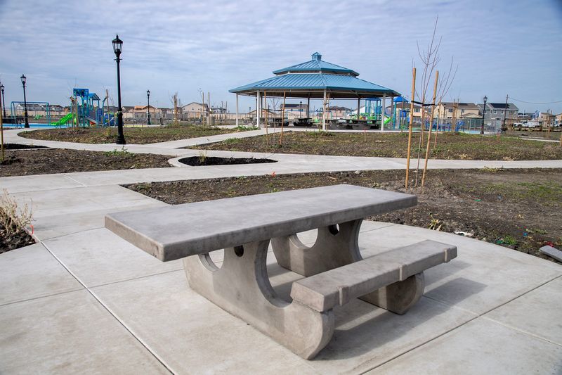 Inspiration Park is under construction at Westlake Drive and Scott Creek Drive in the Spanos Park West development of north Stockton.