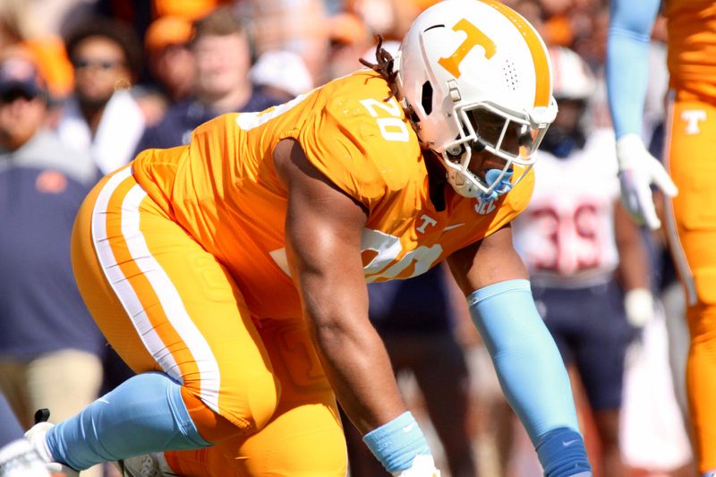 Bryson Eason. Tennessee Volunteers football debuts Summitt Blue against the UT Martin Skyhawks at Neyland Stadium on Oct. 22, 2022.