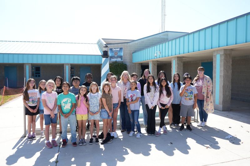 City of Hesperia officials are thanking students at Hesperia High School and Carmel Elementary Schools (shown here) for their generous donations to the Hesperia Animal Shelter.