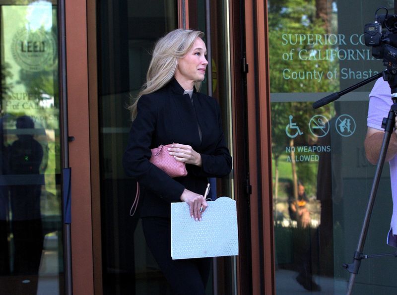Sherri Papini leaves the Shasta County Courthouse in Redding, California following a court hearing on Friday, June 6, 2025.