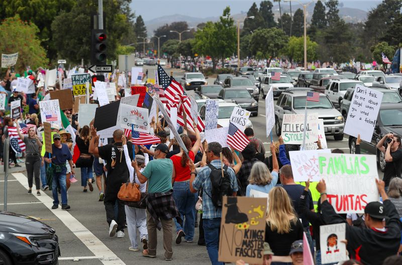 Thousands of people attended the "No Kings" rally at the Ventura County Government Center in Ventura on June 14, 2025. Similar protests were held across the county and nation.