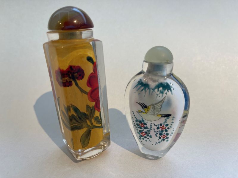 Snuff bottles like these coming from an estate can be worth a lot or a little. It’s hard to know.