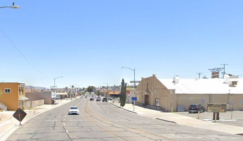 The 100 block of West Main Street in Barstow, pictured in a Google Street View image.