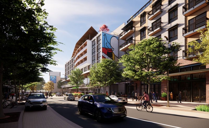 The proposed hotel in downtown Thousand Oaks would likely be six stories and 147 rooms.