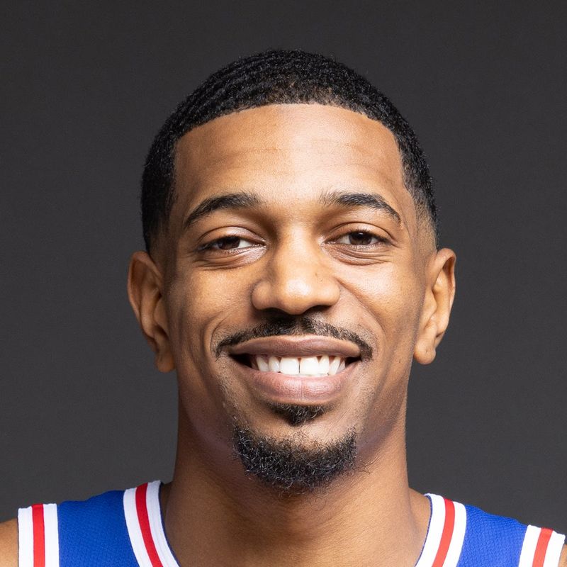Sep 26, 2022; Philadelphia, PA, USA; Philadelphia 76ers De'Anthony Melton poses for a photo during media day at the Philadelphia 76ers Training Complex. Mandatory Credit: Bill Streicher-USA TODAY Sports