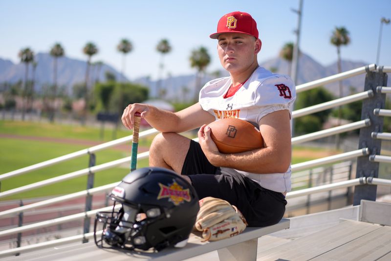 Two-sport star athlete Zach Gibbs of Palm Desert High School is The Desert Sun’s Boys Athlete of the Year for 2025.