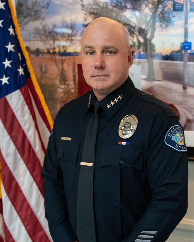The city of Barstow announced the selection of Christopher Kirby as Barstow Chief of Police on Wednesday, July 9, 2025.
