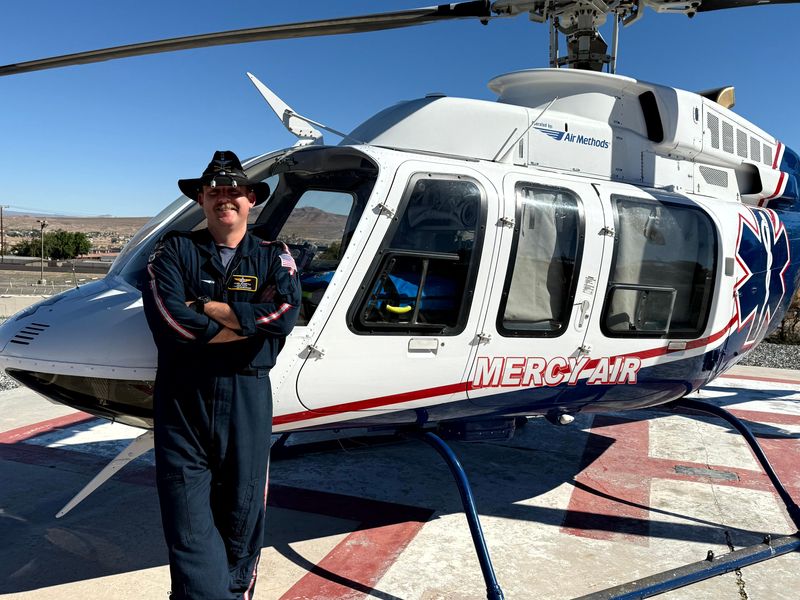 In recognition of National Hire a Veteran Day on July 25, Air Methods will celebrate the contributions of military veterans across its ranks, including one of its own —Mercy Air 66 Pilot James Schmittle out of Barstow.