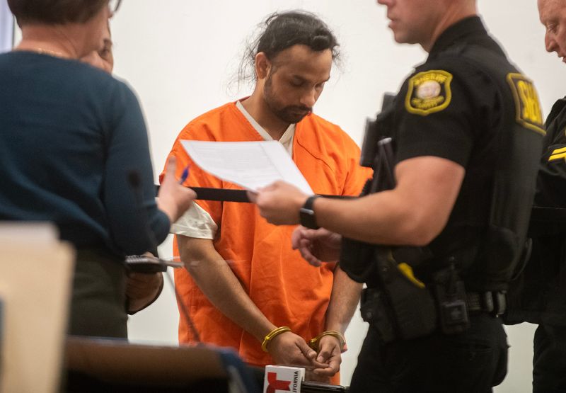San Joaquin County Superior Court judge John Soldati speaks during the arraignment of Harjinder Singh in Department 8C of the San Joaquin County courthouse in downtown Stockton on Aug. 19, 2025 on charges of killing 3 people while attempted an illegal U-turn on the Florida Turnpike near Fort Pierce, Florida.