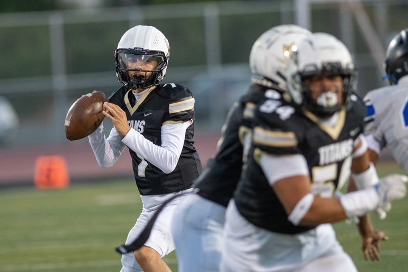 Chavez High QB Elijah Walker throws against Bear Creek Friday September 12, 2025. Chavez won 48-20..