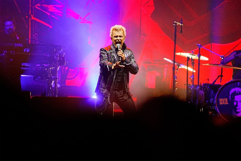 Billy Idol performs at Acrisure Arena in Palm Desert, Calif., Sept. 12, 2025.