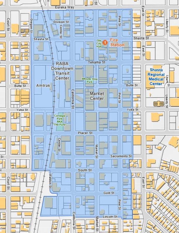 Redding plans to open its downtown entertainment zone in autumn 2025.