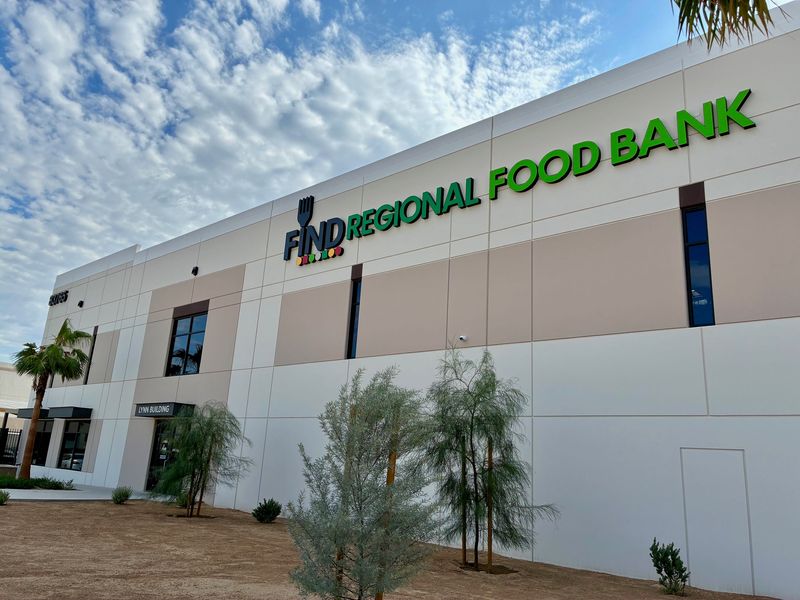 FIND Food Bank's new 40,000-square-foot warehouse in Indio expands its storage capacity.