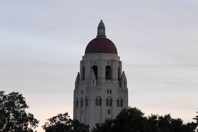 May 2, 2019; Stanford, CA, USA; General overall view of Hoover Tower on the Stanford University campus. Mandatory Credit: Kirby Lee-USA TODAY Sports