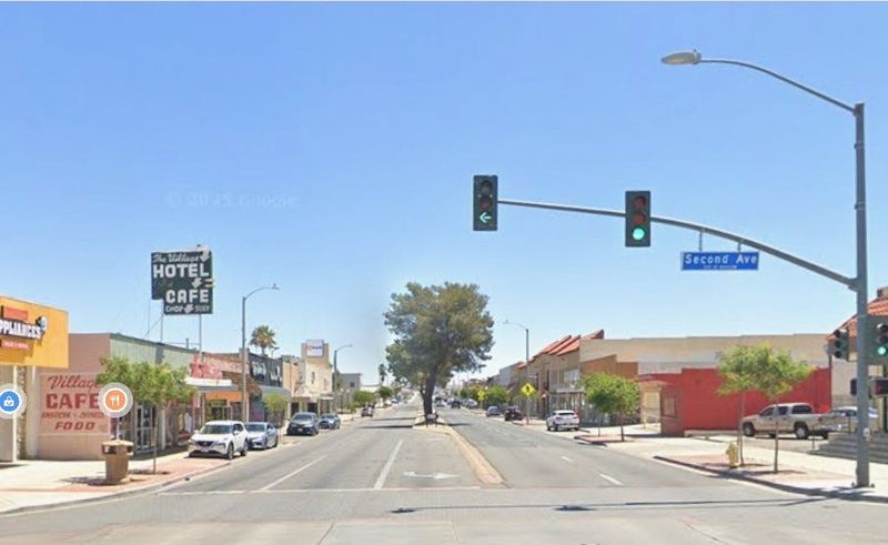 The 200 block of East Main Street in Barstow, pictured in a Google Street View image.