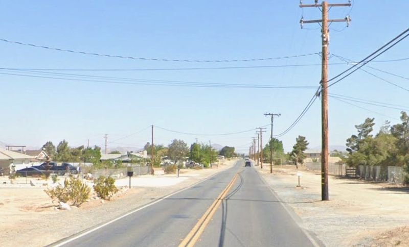 The 10000 block of Kiowa Road in Apple Valley, pictured in a Google Street View image.