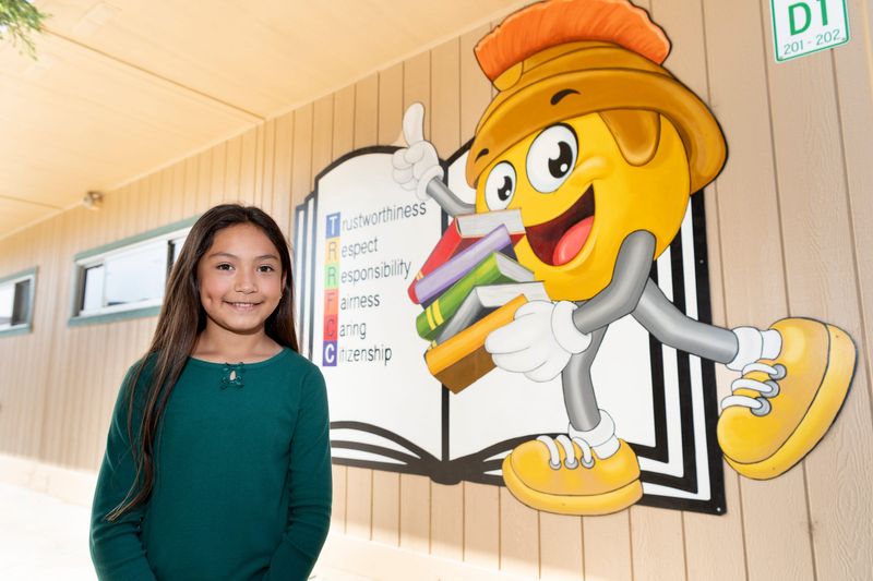 Pixley Elementary 4th grader Viviana Sanchez was selected for the Character Counts! pillar of Fairness.