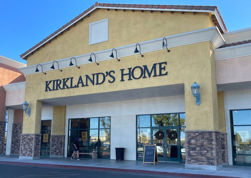 The exterior of the Kirkland's Home decor store in the Jess Ranch Marketplace in Apple Valley. The store is set to close by year's end.