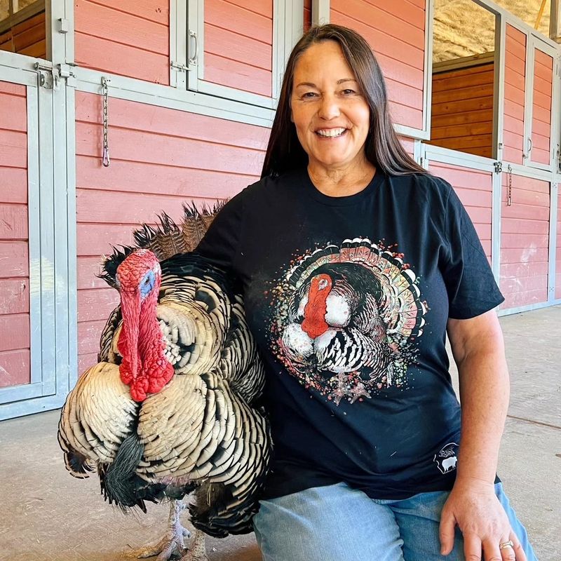 Ellie Laks founded The Gentle Barn and is basically a turkey whisperer.