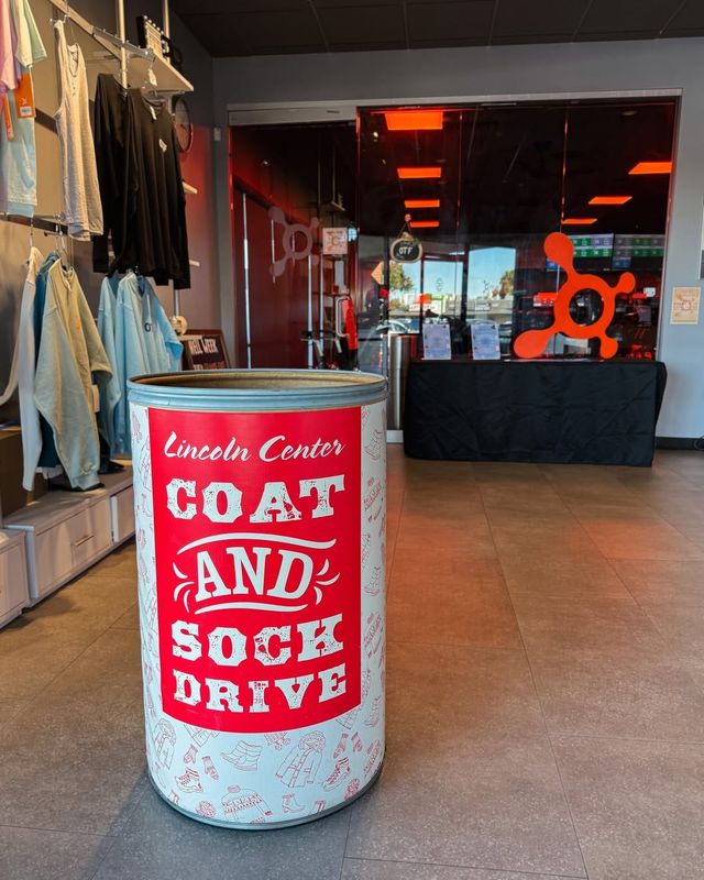 Lincoln Center is holding its annual Coat and Sock Drive now through Dec. 31.