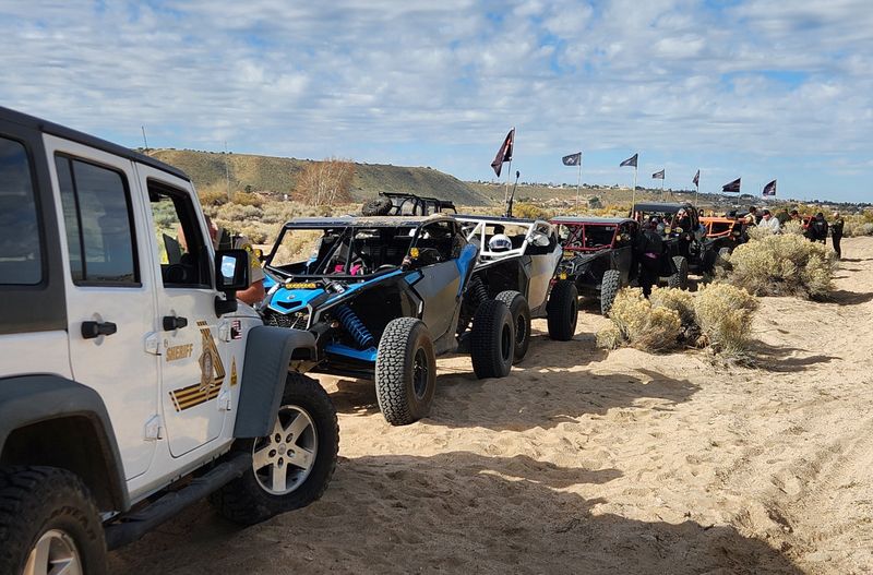 Deputies carried out an education and enforcement operation amid a massive gathering of offroad enthusiasts at the Juniper Flats Off-Highway Vehicle Area in Apple Valley on Saturday, Jan. 24, 2026.
