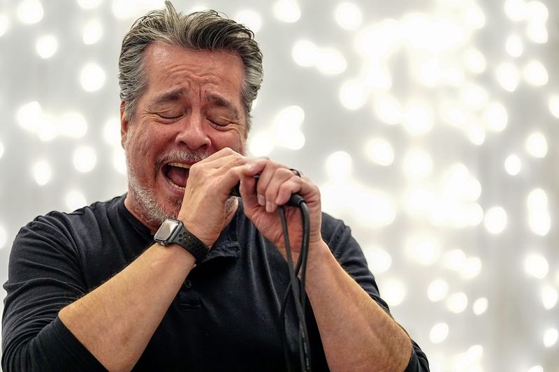 John Garcia rehearses at 3M Studios in Palm Desert, Calif., on February 11, 2026. Gracia, formerly of Kyuss, will perform during the Mojave Experience festival on March 20-21.