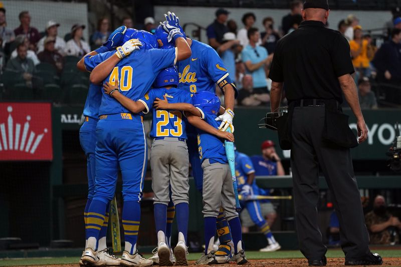 Mar 1, 2026; Arlington, TX, USA; UCLA Bruins against Mississippi State Bulldogs during the Amegy Bank College Baseball Series at Globe Life Field. Mandatory Credit: Dustin Safranek-Imagn Images