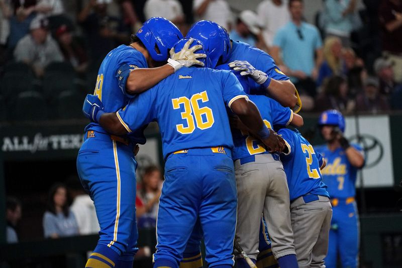 Mar 1, 2026; Arlington, TX, USA; UCLA Bruins against Mississippi State Bulldogs during the Amegy Bank College Baseball Series at Globe Life Field. Mandatory Credit: Dustin Safranek-Imagn Images