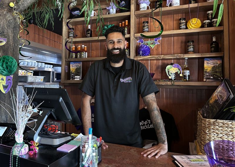 Kash Deol is the general manager of Huckleberry’s Breakfast and Lunch in Redding, which features a Southern-inspired menu with seafood and sausage selections.