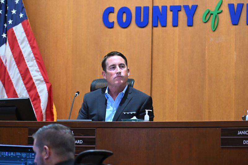 Ventura County Supervisor Jeff Gorell proposes pausing changes to the Ventura County Area Agency on Aging on March 3, 2026.