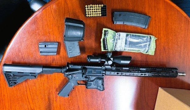 Deputies seized 10 guns and made 42 arrests during a week of law enforcement raids under "Operation Consequences" in San Bernardino County between Feb. 23 and March 1, 2025.