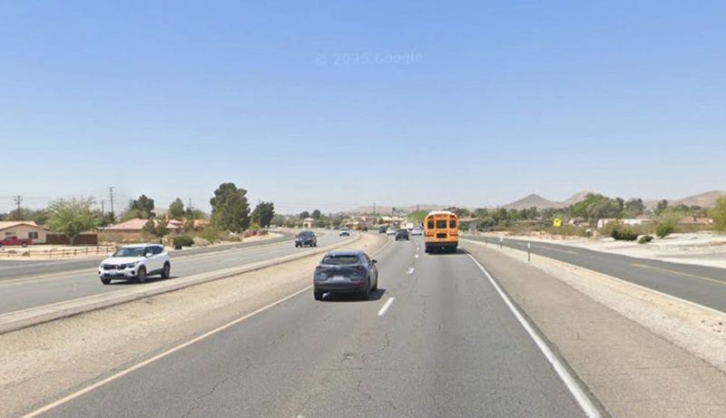 Highway 18, approaching Mandan Road in Apple Valley.