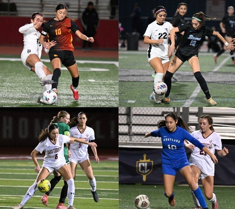 Girls soccer poll collage