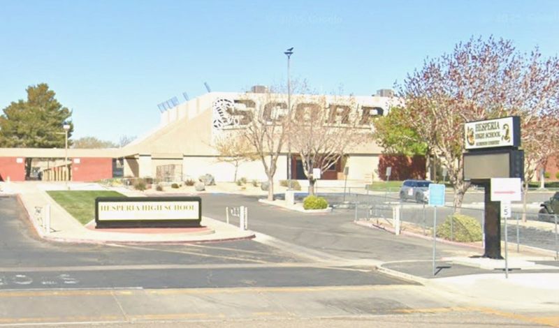 Hesperia High School, 9898 Maple Avenue in Hesperia.